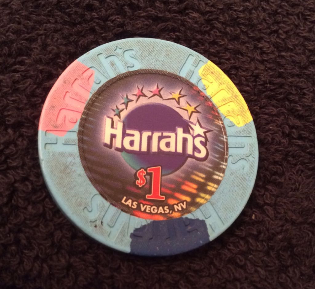 Harrah’s LV $1 Casino Chip  coin collectible - Main Image 2