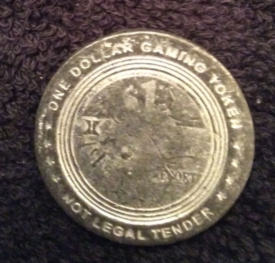 Hilton Casino AC $1 Gaming Token (steel)  coin collectible - Main Image 2