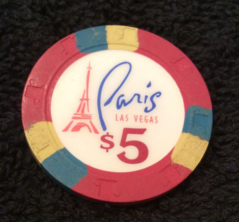 Paris LV $5 Casino Chip  coin collectible - Main Image 2