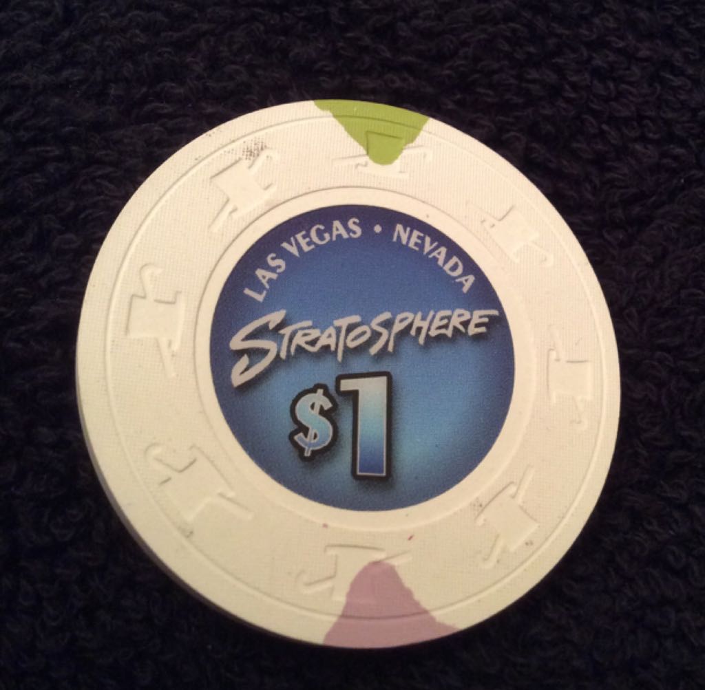 Stratosphere LV $1 Casino Chip  coin collectible - Main Image 2