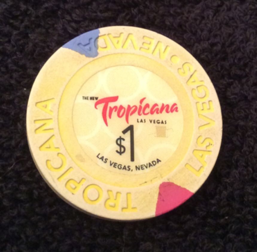 Tropicana LV $1 Casino Chip  coin collectible - Main Image 2