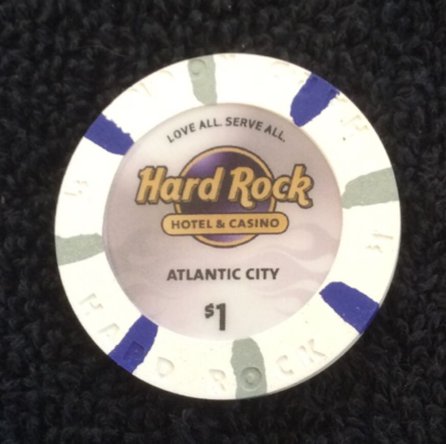 Hard Rock Hotel & Casino AC $1 Casino Chip  coin collectible - Main Image 2