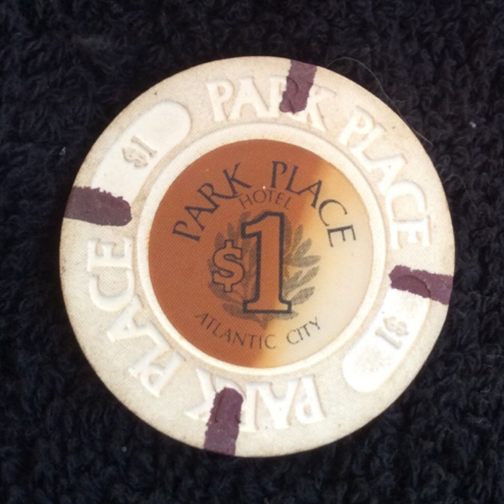 Park Place Hotel & Casino AC $1 Casino Chip  coin collectible - Main Image 2