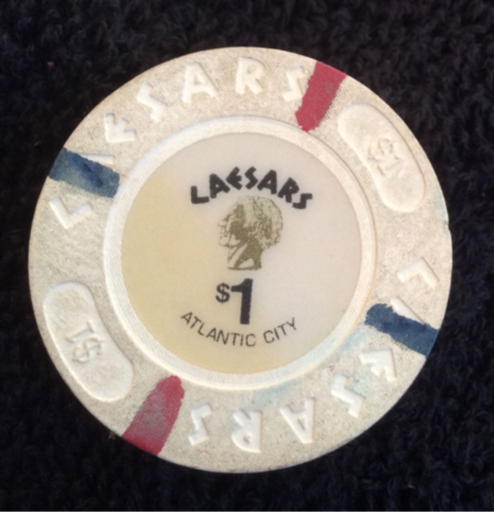 Caesars Hotel & Casino AC $1 Casino Chip  coin collectible - Main Image 2