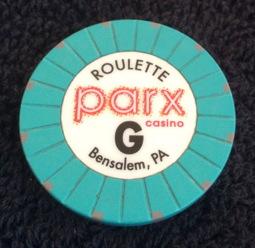 Parx Casino Bensalem, PA G Roulette Chip  coin collectible - Main Image 2
