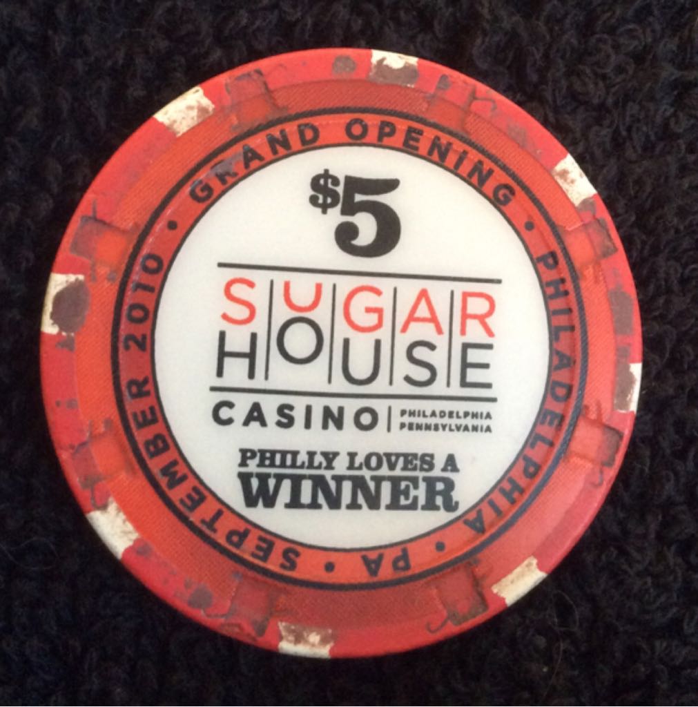 Sugarhouse Casino Philadelphia, PA $5 Grand Opening Casino Chip Skyline  coin collectible - Main Image 2