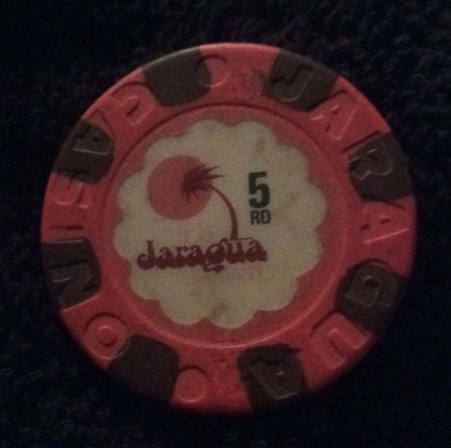 Jaraqua Casino Santo Domingo 5 RD Casino Chip  coin collectible - Main Image 2