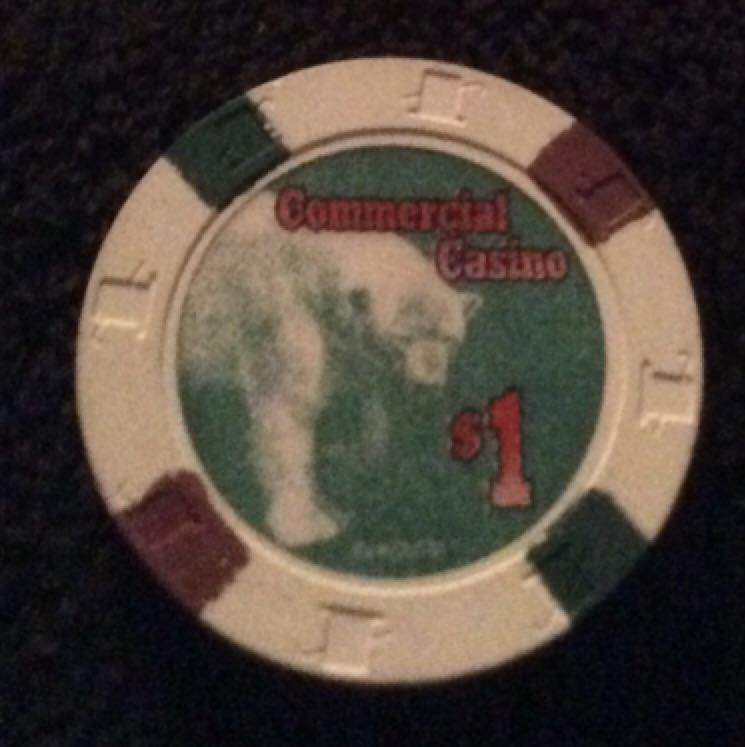 Commercial Casino Elko, NV $1 Casino Chip  coin collectible - Main Image 2