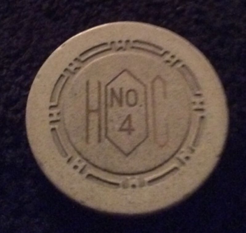 Harold’s Club Reno, NV No.4 Casino Chip  coin collectible - Main Image 2