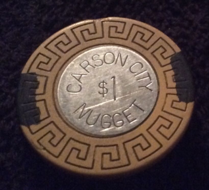 Carson City Nugget Carson City, NV $1 Casino Chip  coin collectible - Main Image 2