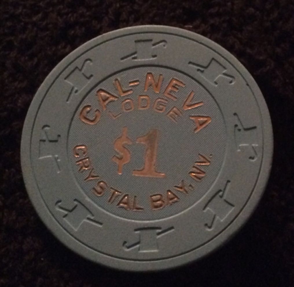 Cal-Neva Lodge Crystal Bay, NV $1 Casino Chip  coin collectible - Main Image 2