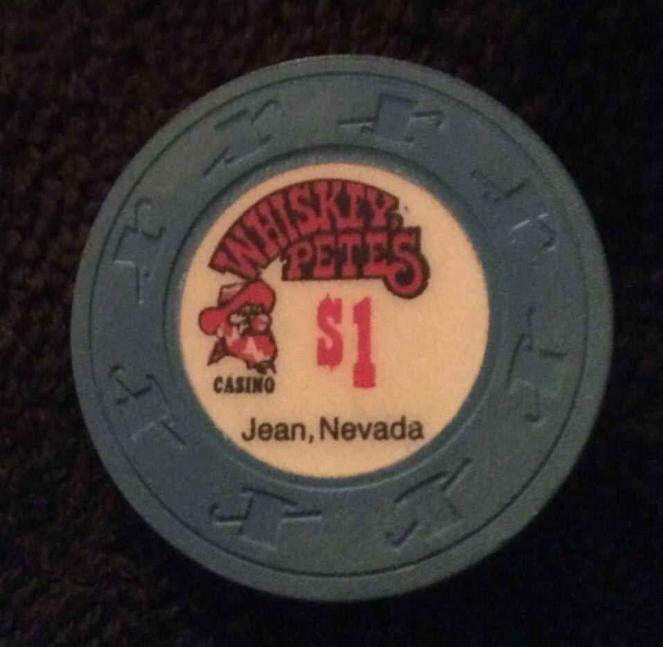 Whiskey Pete’s Casino Jean, NV $1 Casino Chip  coin collectible - Main Image 2