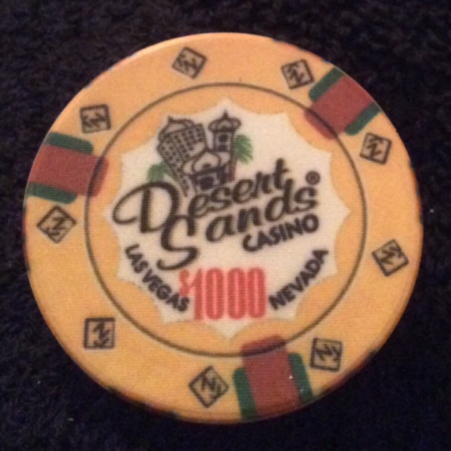 Desert Sands Casino $1000 Poker Chip  coin collectible - Main Image 2