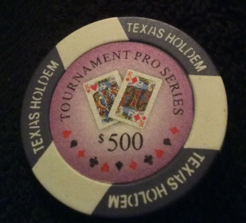Texas Holdem Tournament Pro Series $500 Poker Chip  coin collectible - Main Image 2