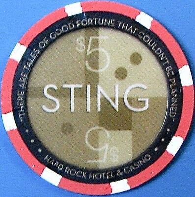 Hard Rock Hotel LV Sting Sacred $5 Casino Chip  coin collectible - Main Image 2