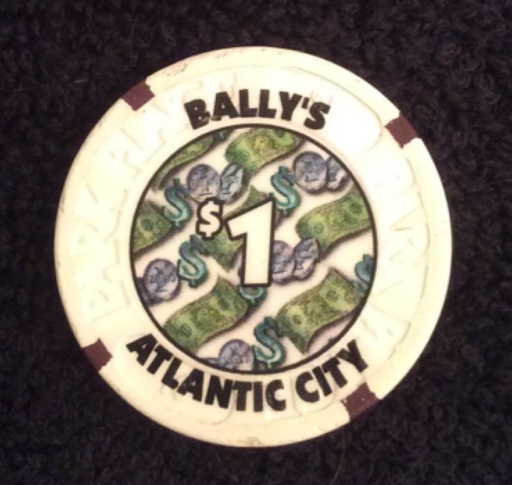Bally’s Park Place AC $1 Casino Chip  coin collectible - Main Image 2