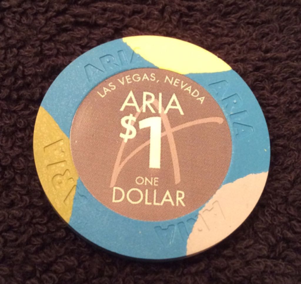 Aria Hotel & Casino LV $1 Casino Chip  coin collectible - Main Image 2