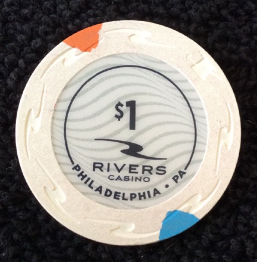 Rivers Casino, Philadelphia, PA $1 Casino Chip  coin collectible - Main Image 2