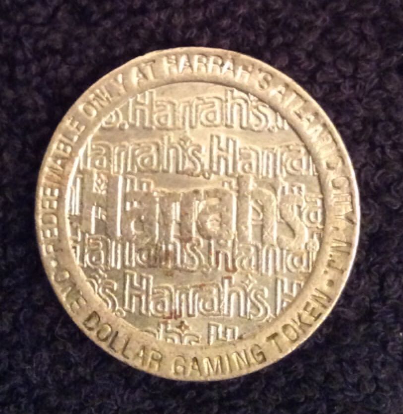 Harrah’s AC 1994 $1 Gaming Token  coin collectible - Main Image 2