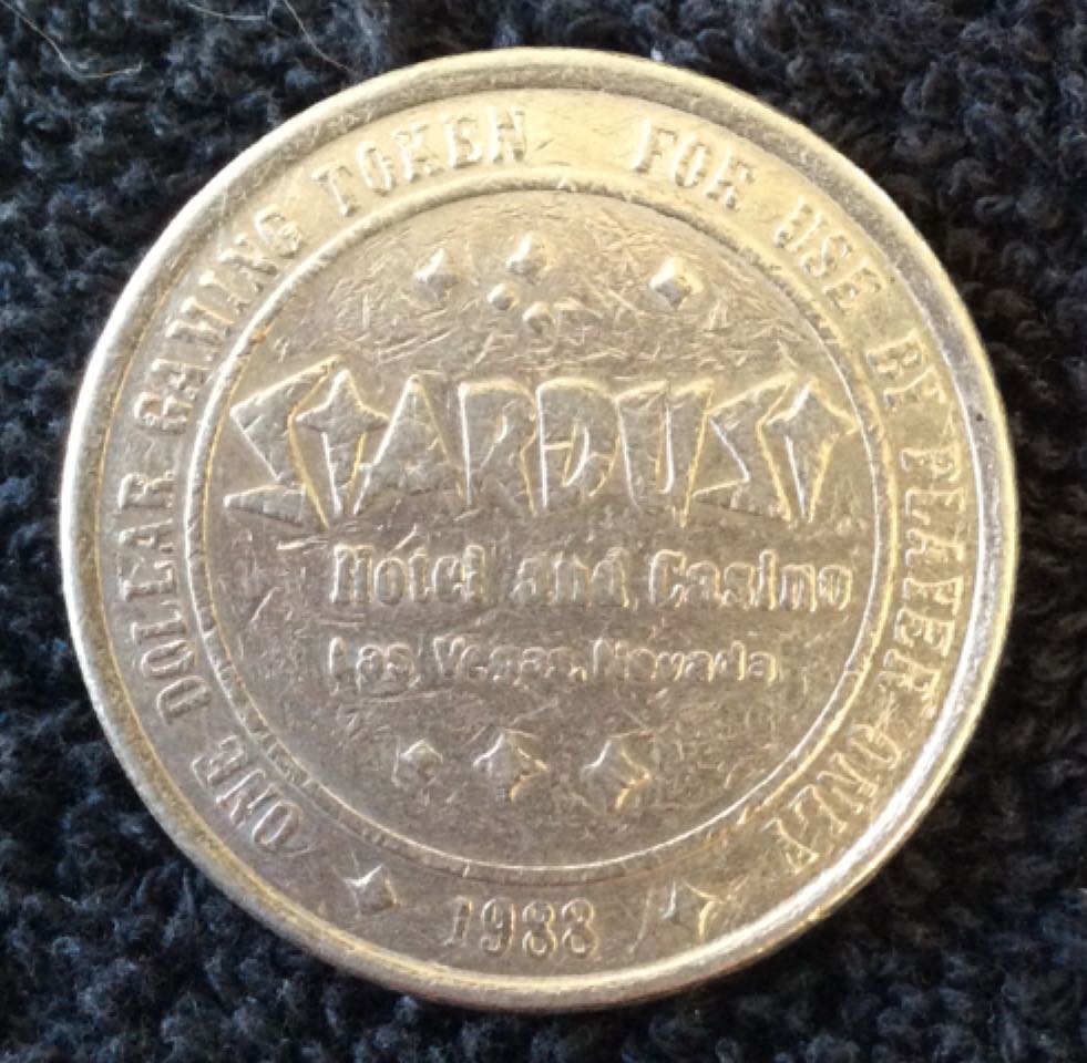Stardust 1988 LV $1 Gaming Token  coin collectible - Main Image 2