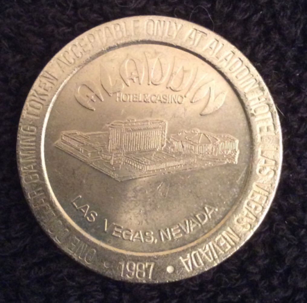 Aladdin LV $1 Gaming Token (3)  coin collectible - Main Image 2