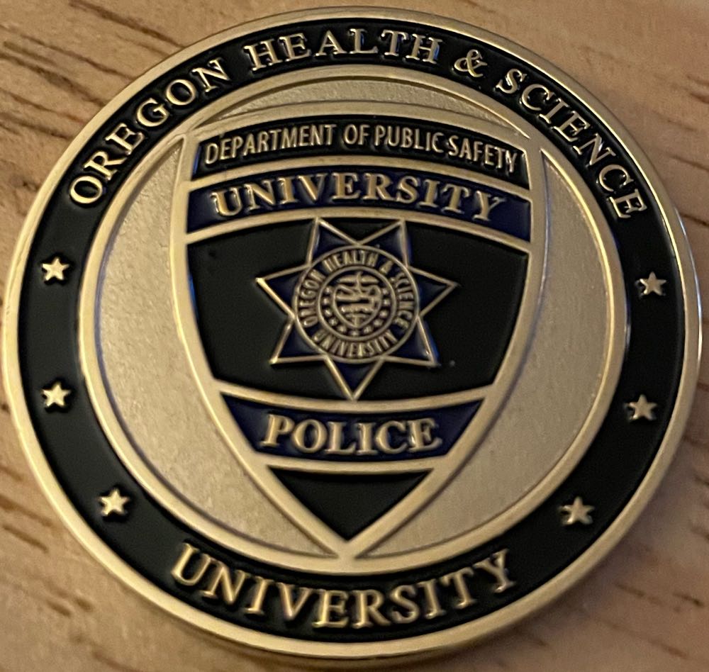 Oregon Health & Science University Police Department  coin collectible - Main Image 2