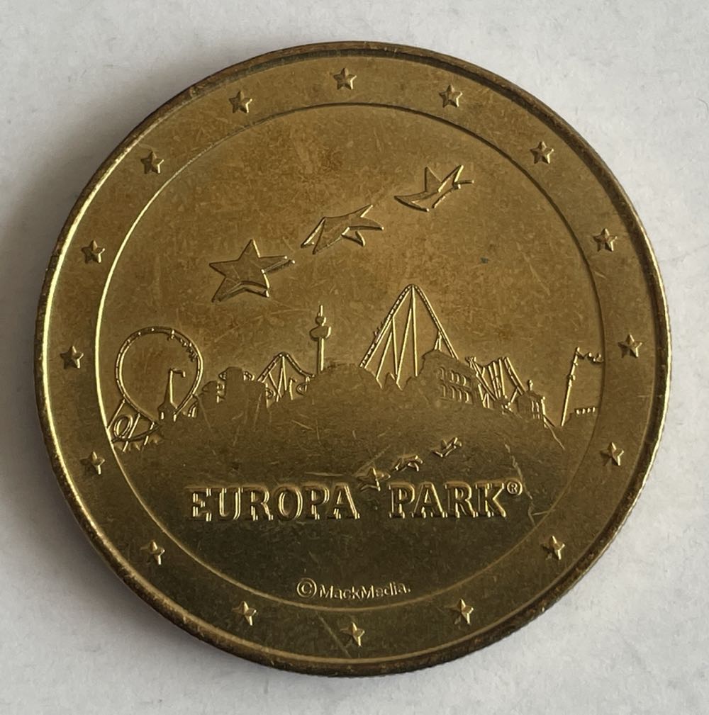 Europapark Can Can Coaster  coin collectible - Main Image 2