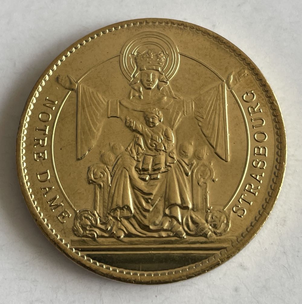 Strasbourg Notre Dame Carhedrale Notre Dame  coin collectible - Main Image 2