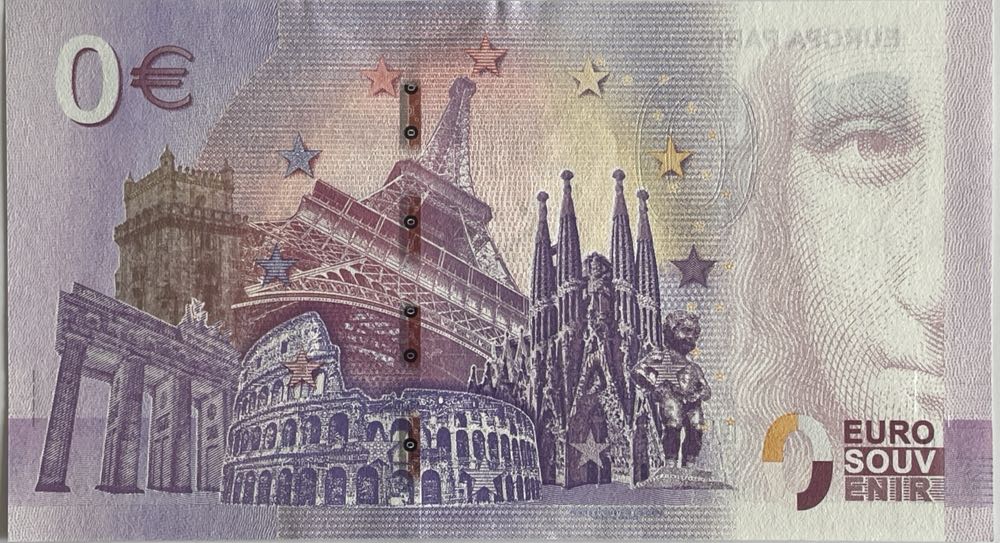 Europapark 0€ Schein Piraten in Batavia  coin collectible - Main Image 2