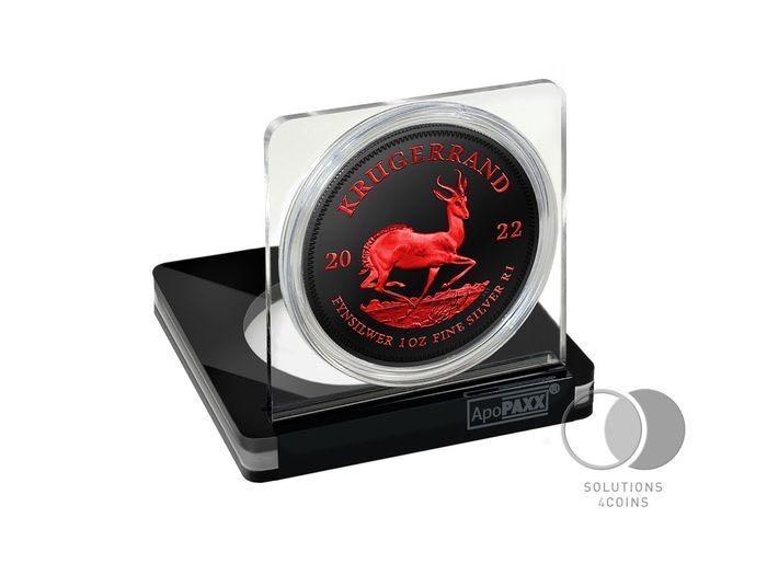 South Africa. 1 Rand 2022 Krugerrand, Obscura SPACE PLATINUM RED Schwarzplatin Weltneuheit, 1 Oz  coin collectible - Main Image 3