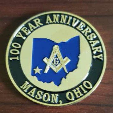 Mason Lodge #678 100 Year Anniversary  coin collectible - Main Image 2