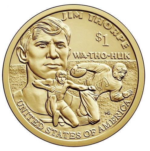 Sacagawea-Jim Thorpe  coin collectible - Main Image 2