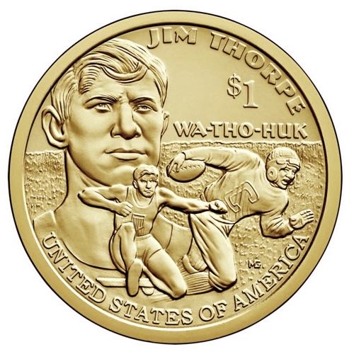 Sacagawea-Jim Thorpe  coin collectible - Main Image 2