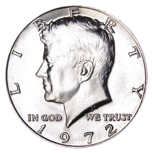Kennedy Half Dollar 1972 D coin collectible - Main Image 1
