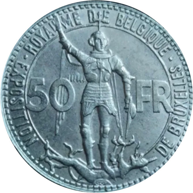 Brussels Expo - Centenary Of The Belgium Railways  coin collectible - Main Image 2
