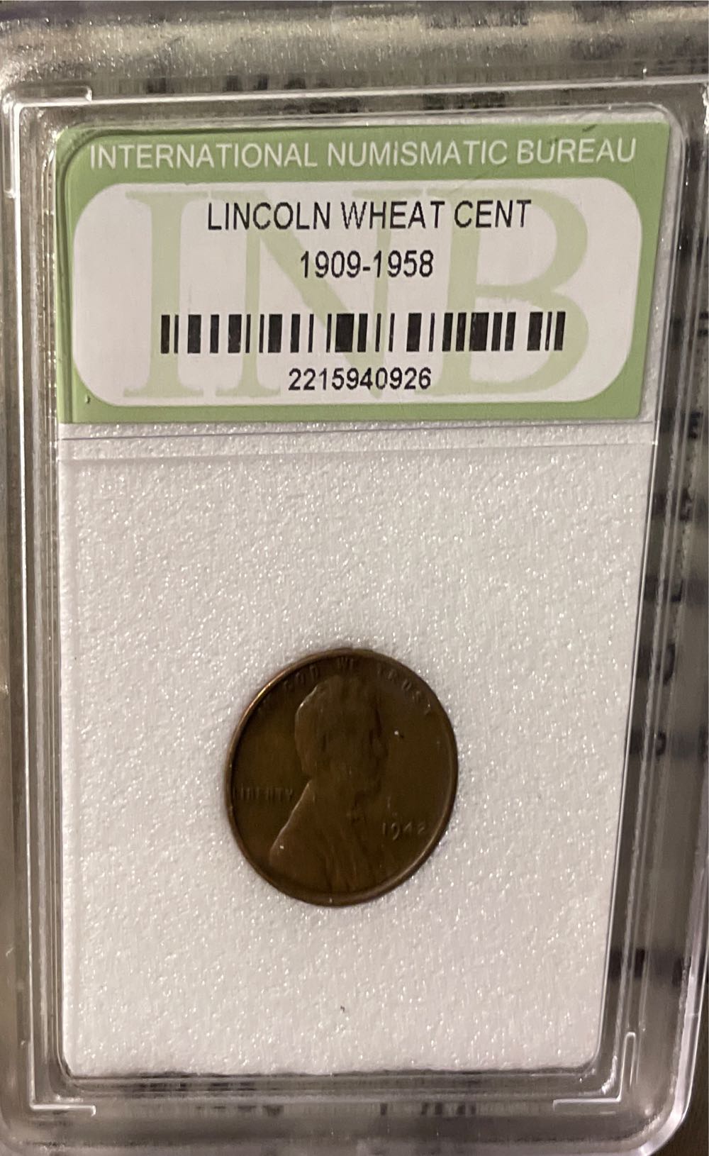 1944 Wheat Cent SF  coin collectible [Barcode 2214538049] - Main Image 2