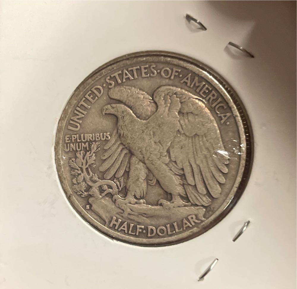 1941 USA  Standing Liberty Silver Half Dollar 1941 S Eagle  coin collectible - Main Image 2