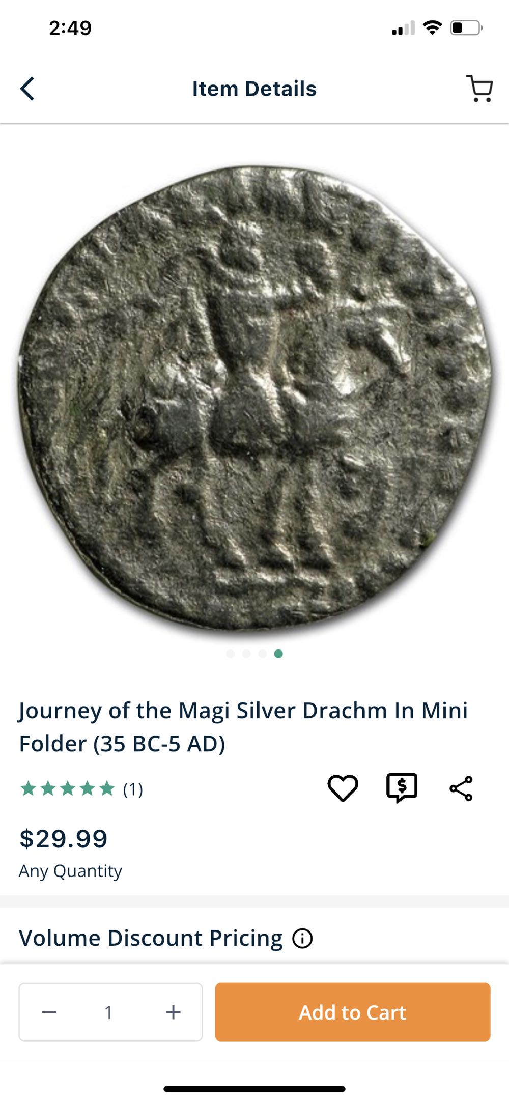 Golden Nugget AC $1 Casino Chip (original)