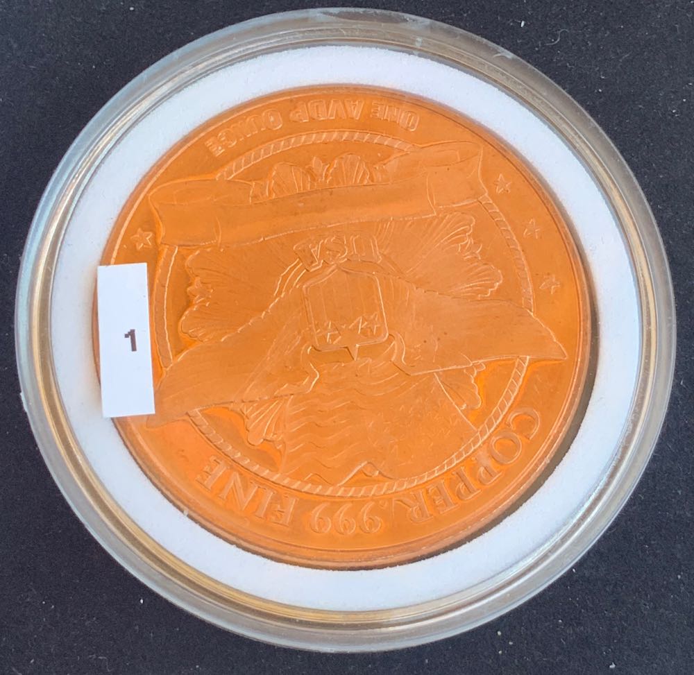 Copper Liberty Coin - #1  coin collectible - Main Image 2