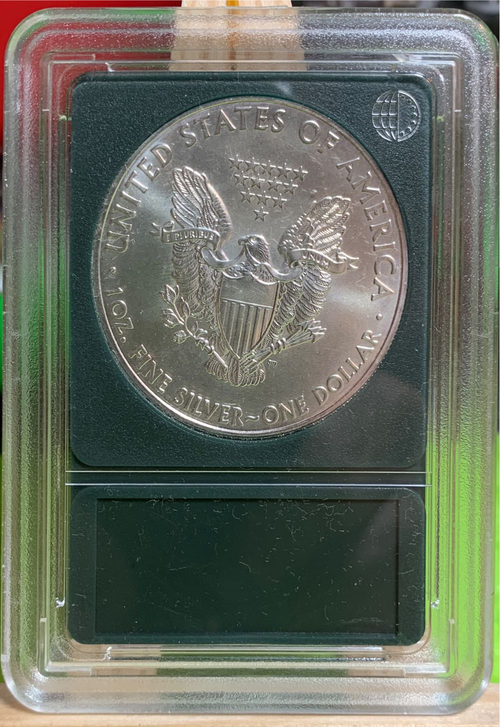 2011 -P Silver Eagle Raw Coin  coin collectible - Main Image 2