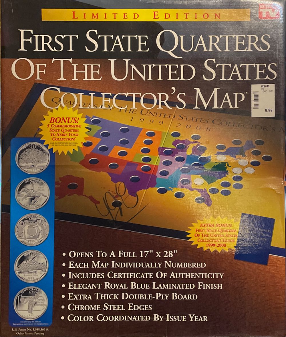 Quarters - First State Quarters Of The United States  coin collectible [Barcode 097298050275] - Main Image 3