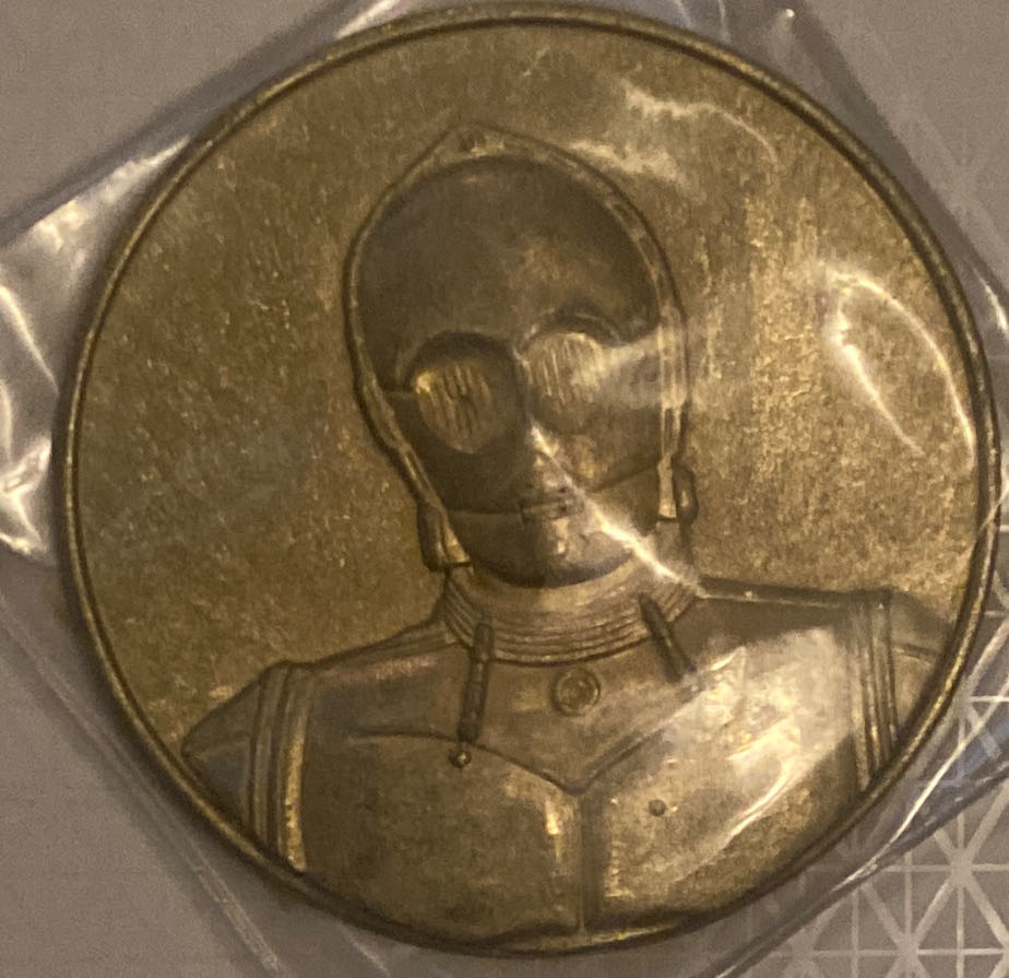 Rare Star Wars Collector Metal  coin collectible [Barcode 735975124313] - Main Image 2