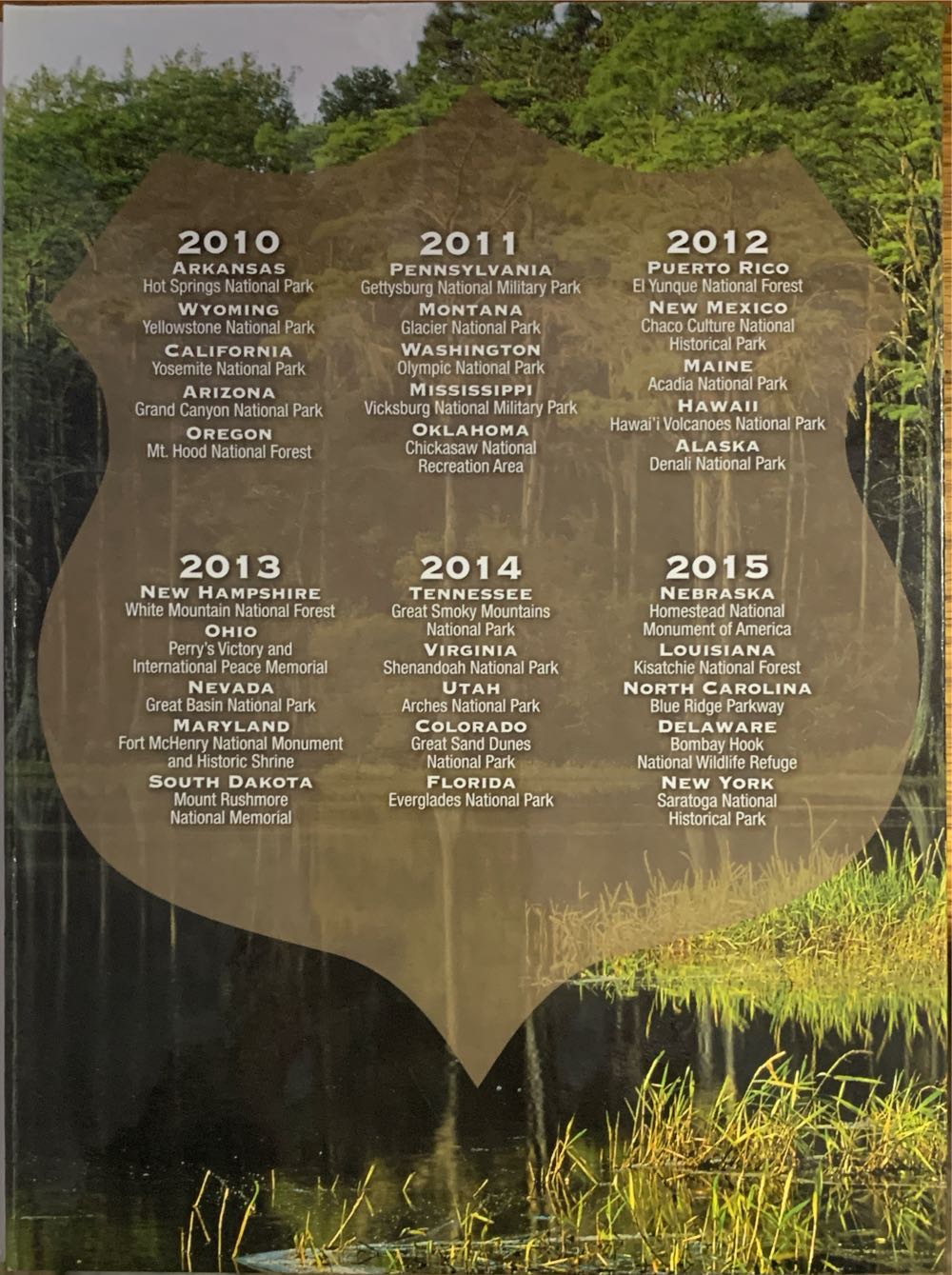 National Park Quarters 2010-2021  coin collectible [Barcode 9780794828837] - Main Image 2