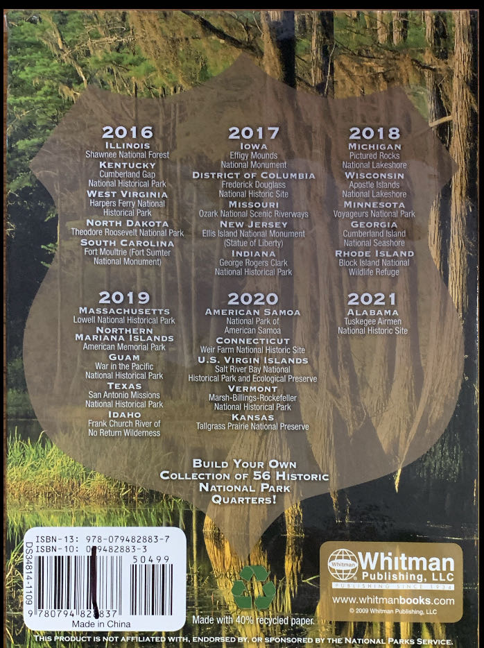 National Park Quarters 2010-2021  coin collectible [Barcode 9780794828837] - Main Image 3