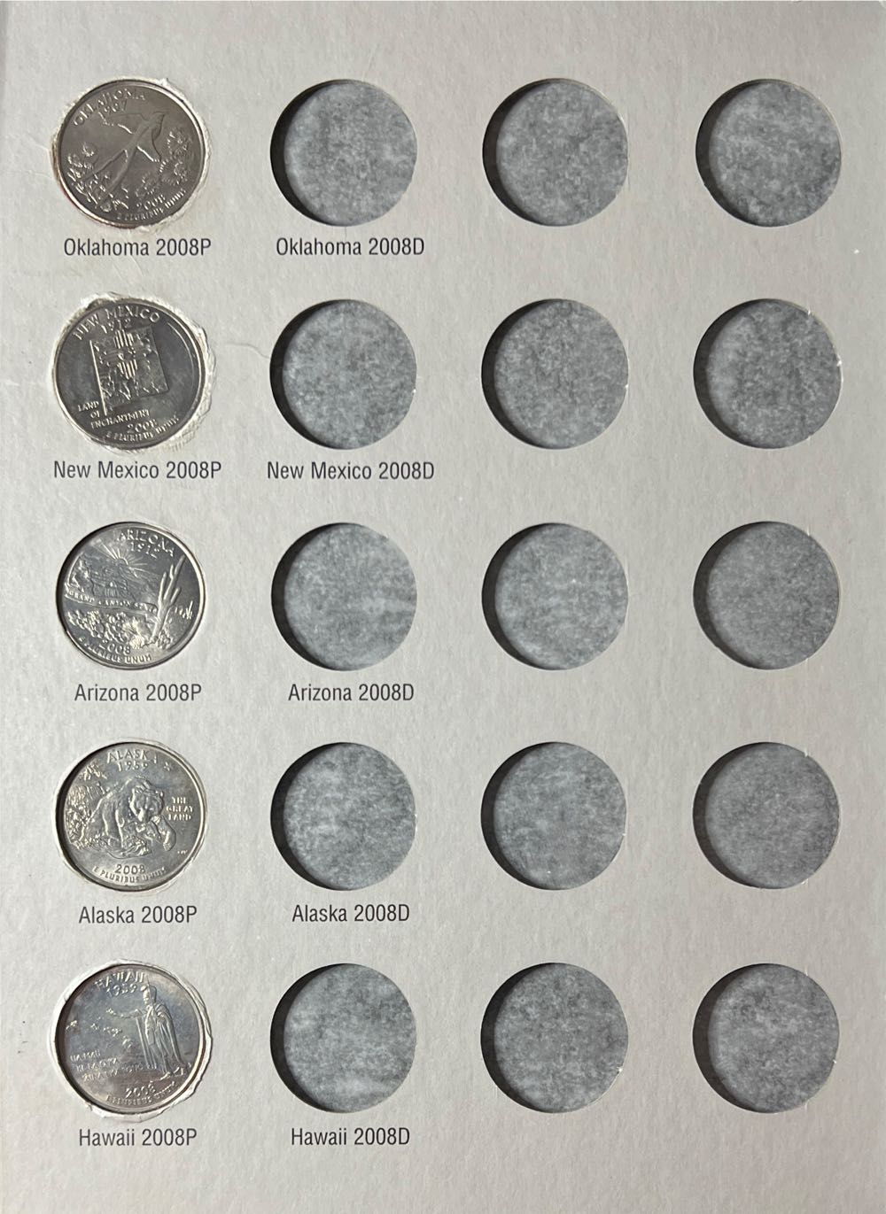 Washington Quarters State Collection Vol.2 2004 - 2008   coin collectible [Barcode 028074088342] - Main Image 4