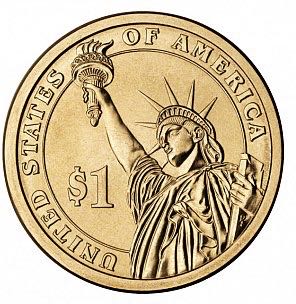 Dollar Presidential Golden 10th  coin collectible - Main Image 2