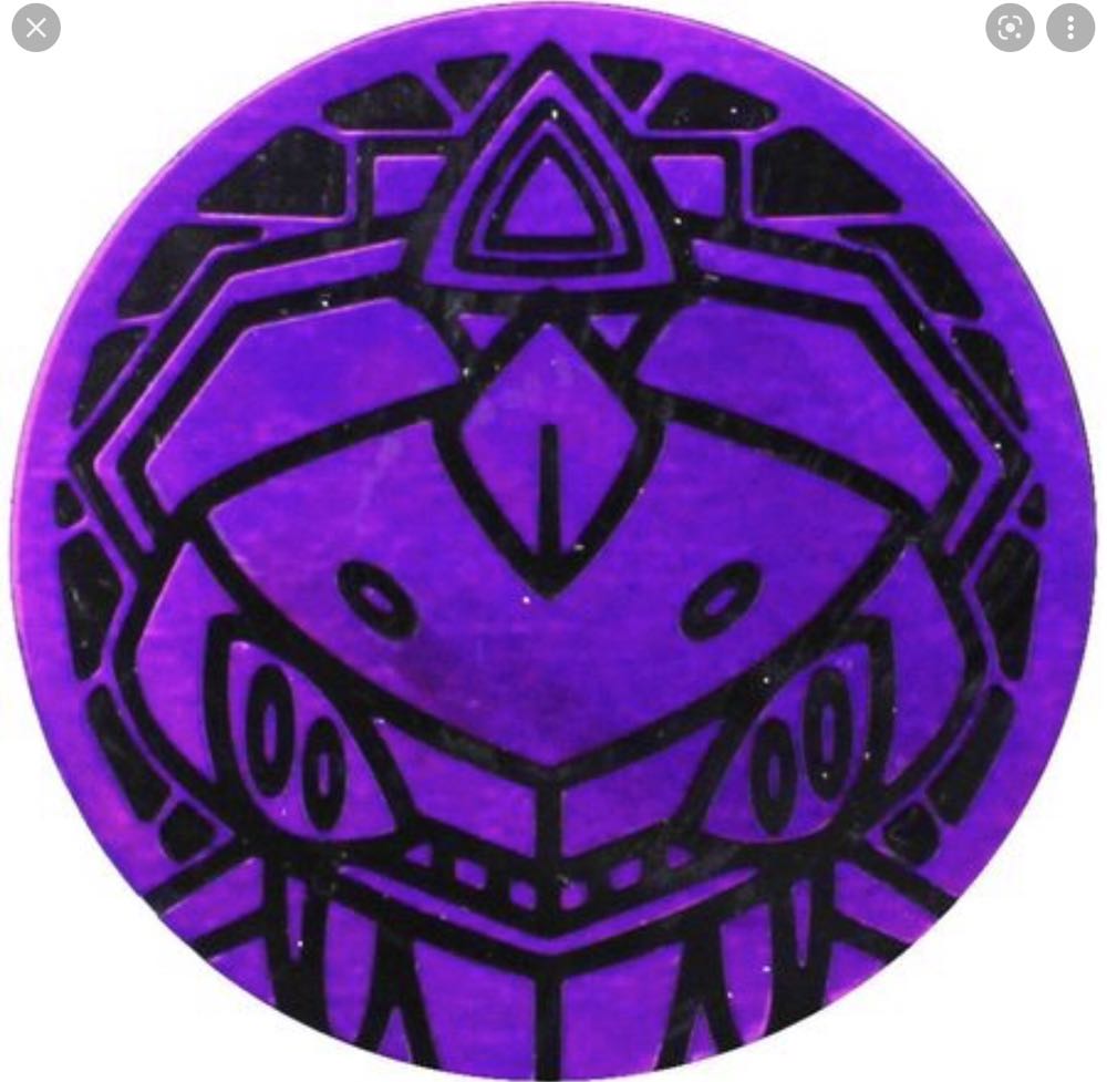 Genesect (Purple Pixel Holofoil)  coin collectible - Main Image 1