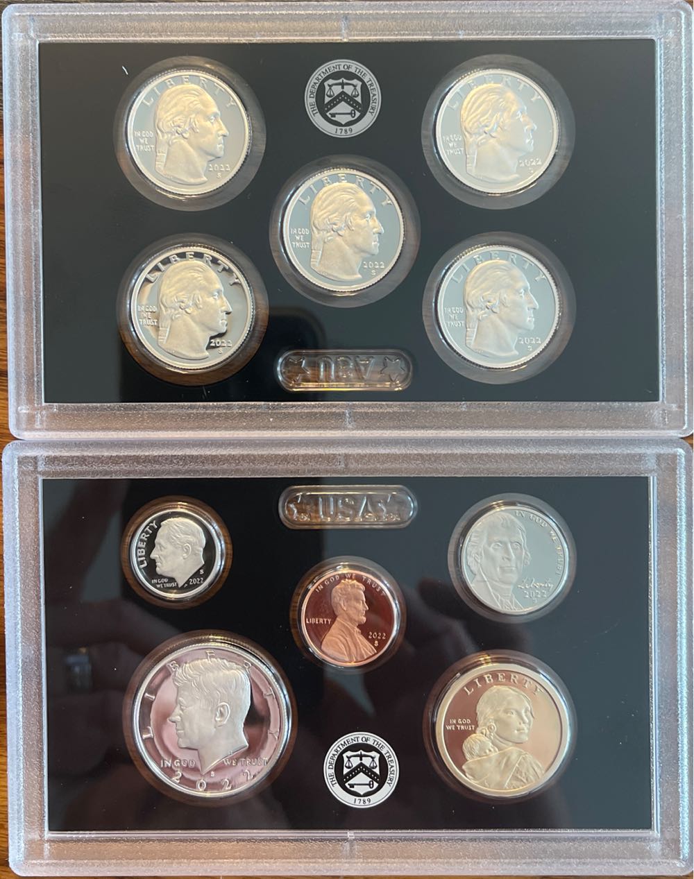 Silver 2022-S US Mint 1oz Proof Set  coin collectible [Barcode 704786340472] - Main Image 2