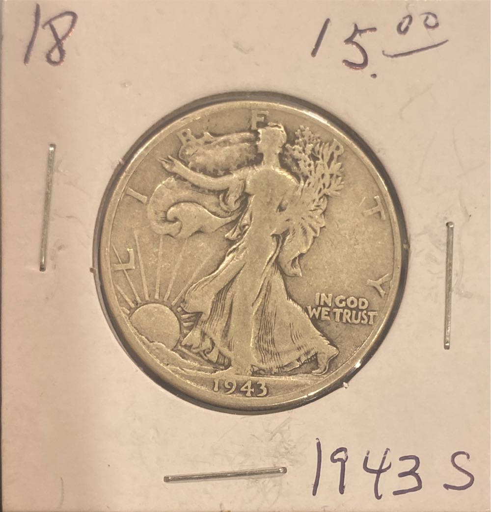 1943S Walking Liberty  coin collectible - Main Image 3