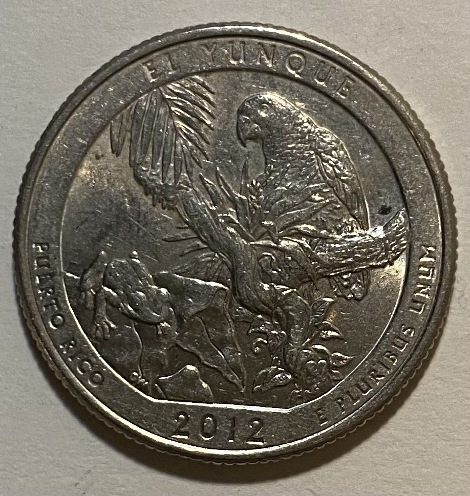 Quarter National Park- Puerto Rico El Yunque  coin collectible - Main Image 2